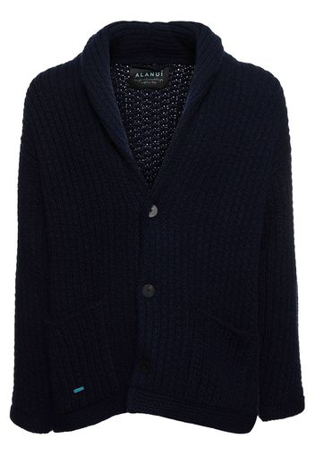 Cardigan In Maglia Di Cashmere E Cotone