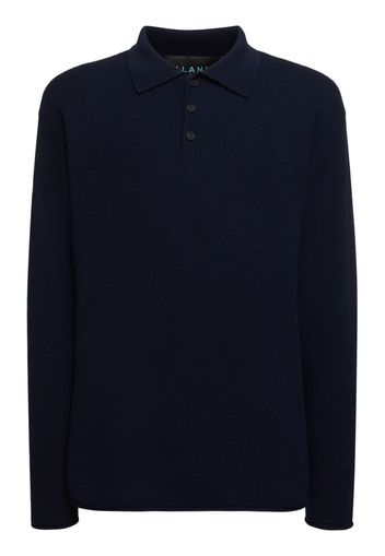 Polo In Maglia Di Cashmere E Cotone