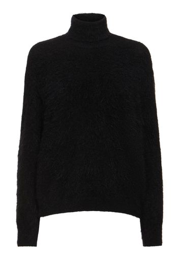 Maglia Collo Alto In Misto Mohair