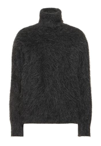 Maglia Collo Alto In Misto Mohair