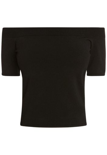 Top Con Spalle Scoperte In Maglia Stretch