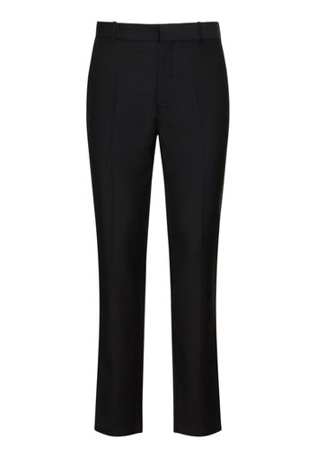 Pantaloni Sartoriali Slim Fit In Misto Lana