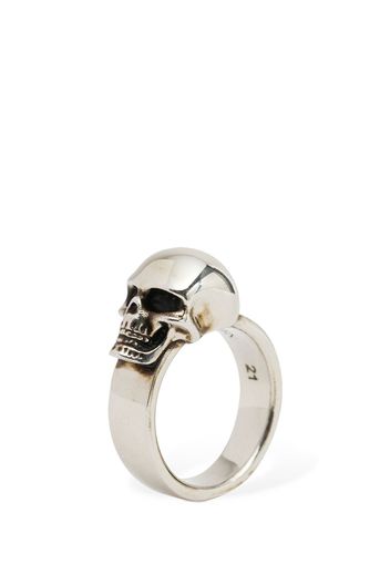 Anello The Side Skull In Ottone