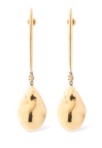 Brass Pendent Earrings