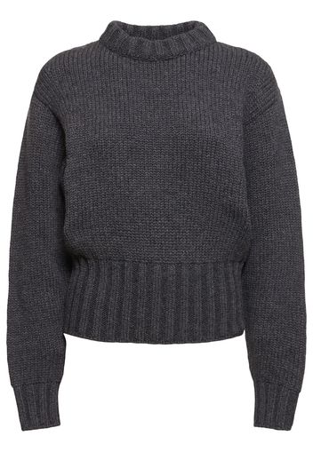 Wool Blend Knit Sweater