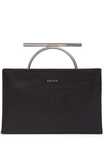 Pochette Cross Bar In Pelle Martellata