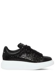 Sneakers In Pelle Con Glitter 45mm