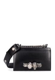 Borsa The Mini Jewelled Satchel In Pelle