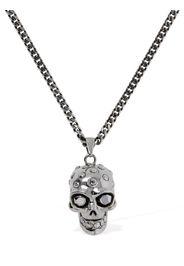 Collana Jeweled Skull In Ottone