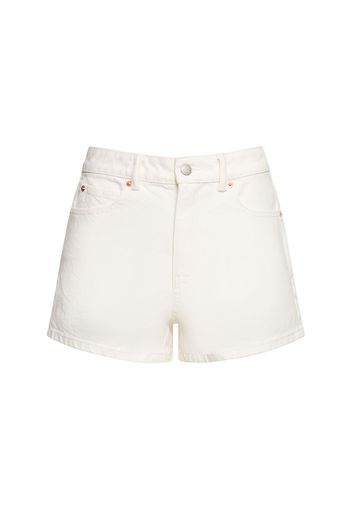 Shorts Vita Alta In Cotone