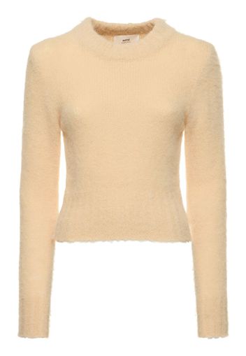 Maglia In Misto Alpaca Pettinato