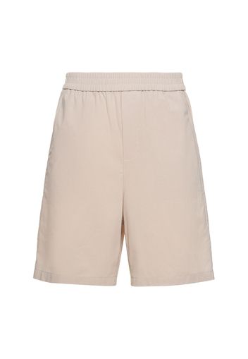 Shorts In Crepe Di Cotone