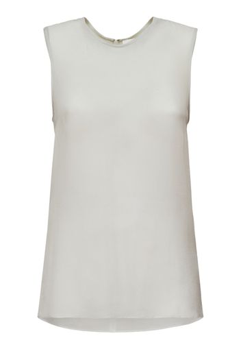 Tank Top In Seta Georgette