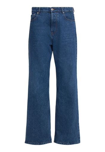 Jeans Oversize In Denim Di Cotone