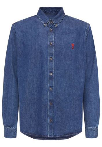 Camicia Adc In Denim Con Bottoni