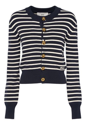 Cardigan Sailor In Cotone E Lana