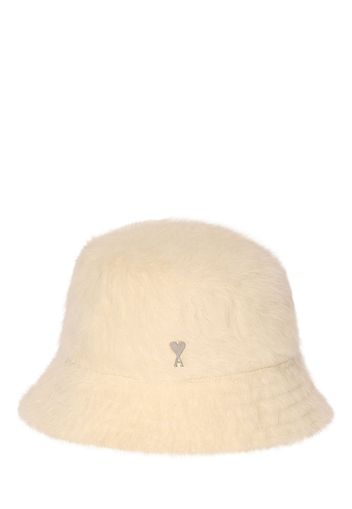 Cappello Bucket Fluffy In Lana E Acrilico