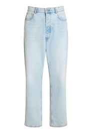 Jeans Loose Fit In Denim Di Cotone