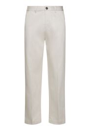 Pantaloni Dritti Chino In Cotone