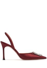 Décolleté Slingback Camelia In Raso 90mm