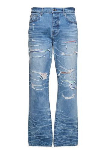 Straight Fit Aloha Patch Jeans