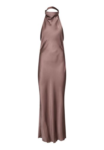 Eliana Silk Satin Midi Dress