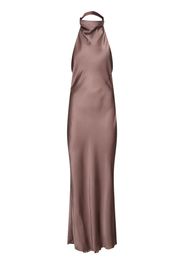 Eliana Silk Satin Midi Dress