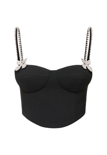 Top Bustier In Lana / Decorazioni