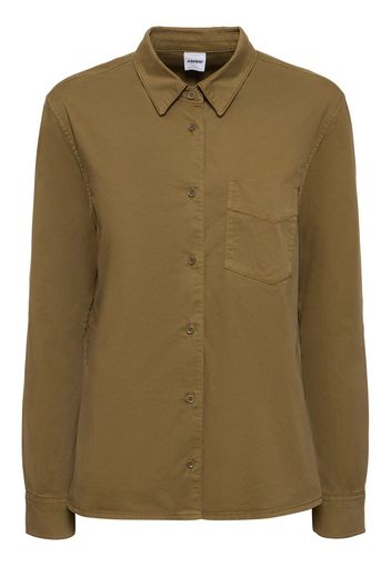 Camicia In Twill Di Cotone