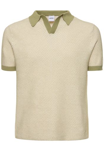 Polo Regular Fit In Maglia Di Cotone