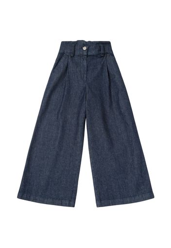 Pantaloni In Denim Di Misto Cotone