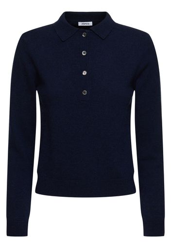 Polo In Maglia Di Cashmere