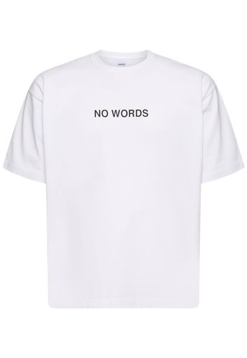 T-shirt No Words In Jersey Pesante