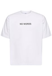 T-shirt No Words In Jersey Pesante