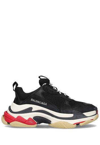 Sneakers "triple S" In Pelle E Rete 60mm