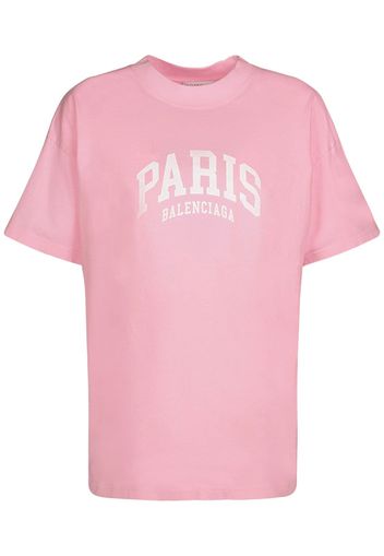 T-shirt Maison Balenciaga In Cotone Stampato
