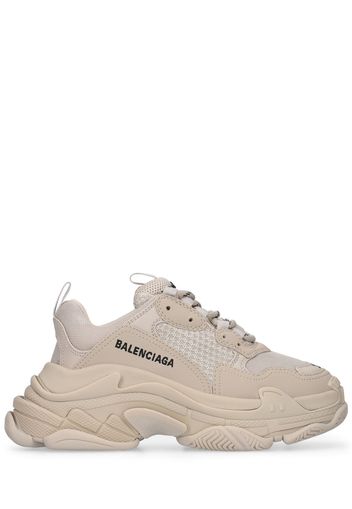 60mm Triple S Faux Leather Sneakers