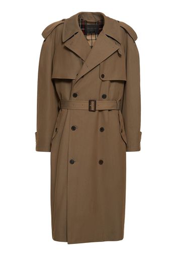 Trench Oversize In Lana E Cotone