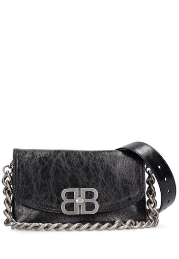 Small Bb Soft Leather Shoulder Bag