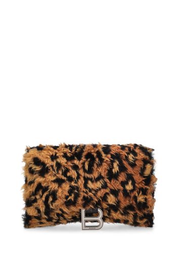 Hourglass Faux Fur Wallet On Chain