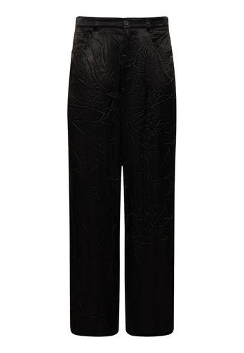 Pantaloni Baggy Fit In Misto Viscosa