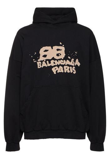 Hand Drawn Bb Icon Cotton Hoodie