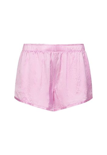 Silk Jacquard Running Shorts