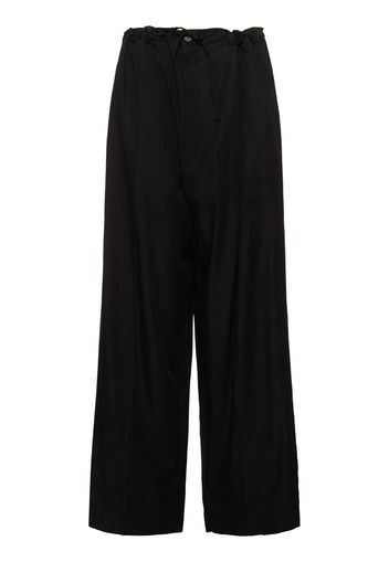 Fluid Poplin Tailored Pants