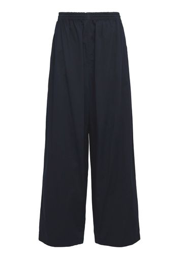 Pantaloni Baggy In Twill Di Cotone