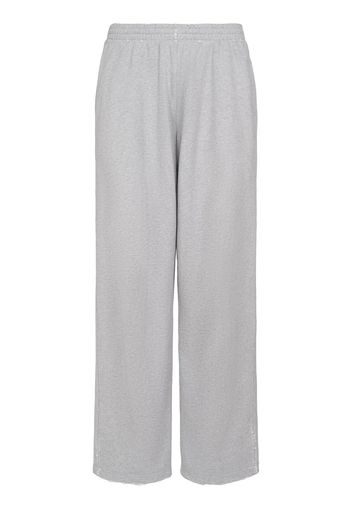 Pantaloni Baggy Fit In Felpa Di Cotone