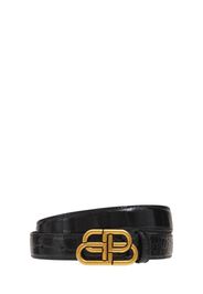 3cm Bb Leather Belt