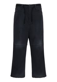 Cropped Skater Cotton Pants