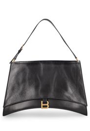 Large Crush Sling Leather Shoulder Bag