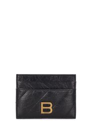 Crush Quilted Leather Card Holder